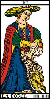 http://www.tarot-numerologie.com/ la force tarot de marseille