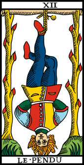 tarot numerologie Hung 12