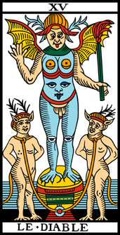 tarot numerologie le diable